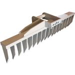 Roderechen Wurzelreche Feinwurzelschneide Minibagger Aufnahme MS03 Rechen-Breite 100cm