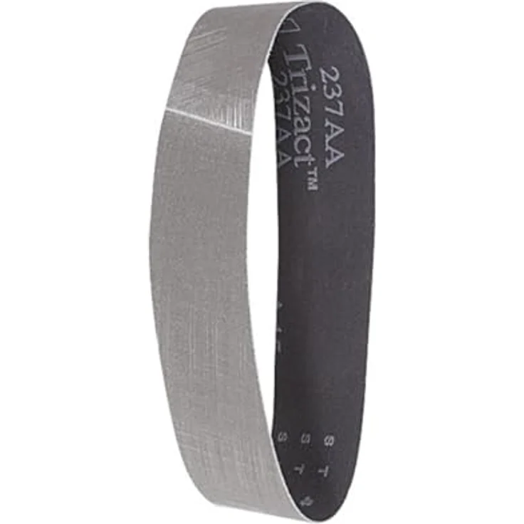 3M Schleifband 237AA Trizact, 50 x 2000 mm, Körnung 400, für gleichbleibende Feinschleifergebnisse auf Edelstahl und Titanlegierungen – Bild 1