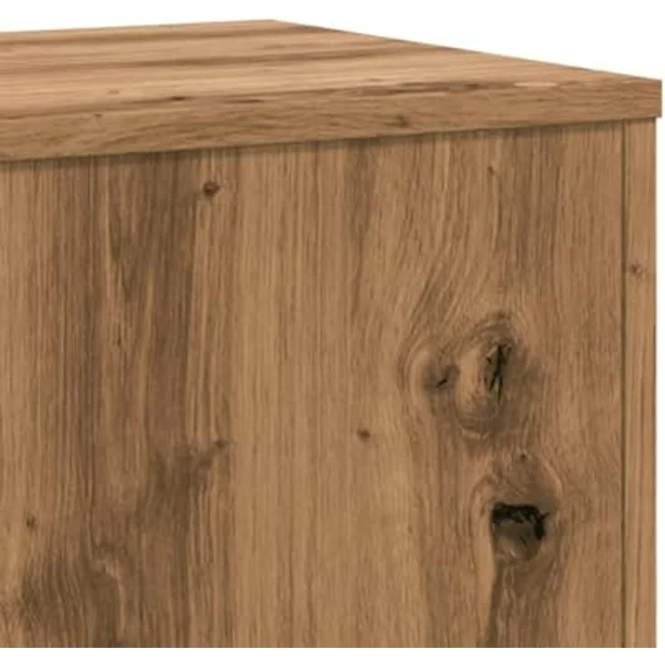 vidaXL Blumenständer Blumenständer Pflanzenständer 2 Stk Artisan-Eiche 33x33x100 cm Holzwerkstoff, Robust und langlebig, Zeitloses Design – Bild 9