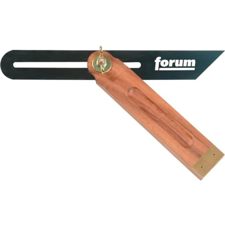 Forum Präzisions-Schmiege 330 mm, Kopfstück aus Palisanderholz mit gehärteter Stahlschiene und Messingplatten – Bild 2