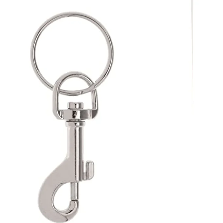GLOREX 6 1835 013 Schlüsselanhänger, Metall, silber, 30 mm – Bild 1