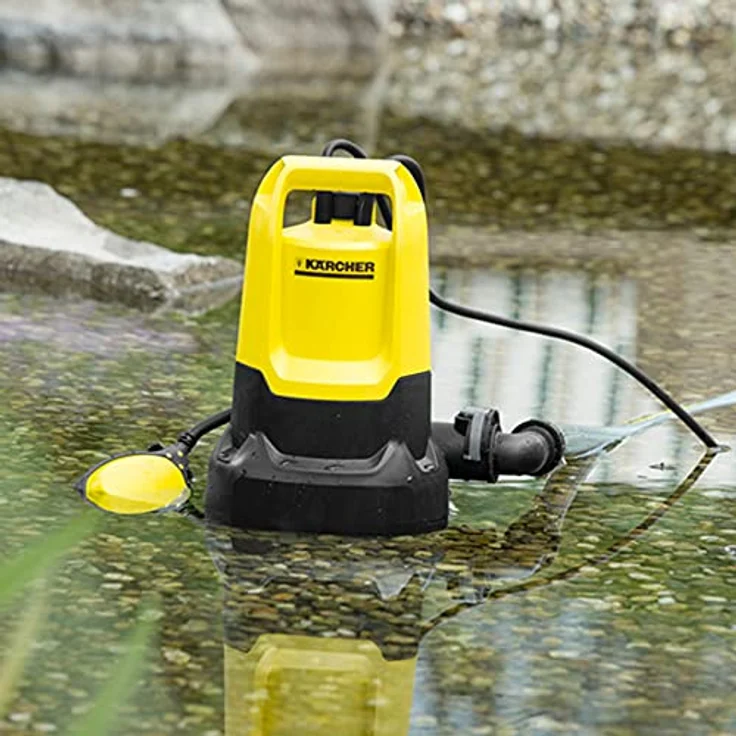 Kärcher SP 5 Dirt Tauchpumpe 500 Watt 9.500 l/h Entwässerung max. Förderhöhe 7 m max. Förderdruck 0,7 bar max. Partikelgröße 20 mm – Bild 4