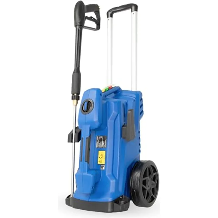 HYUNDAI Hochdruckreiniger HPW3100IE, max. 190 bar, 660 l/h, 3100 W Induktionsmotor, 10m verdreh-sicherer Schlauch, 4 Düsenaufsätze, rotierende Turbodüse