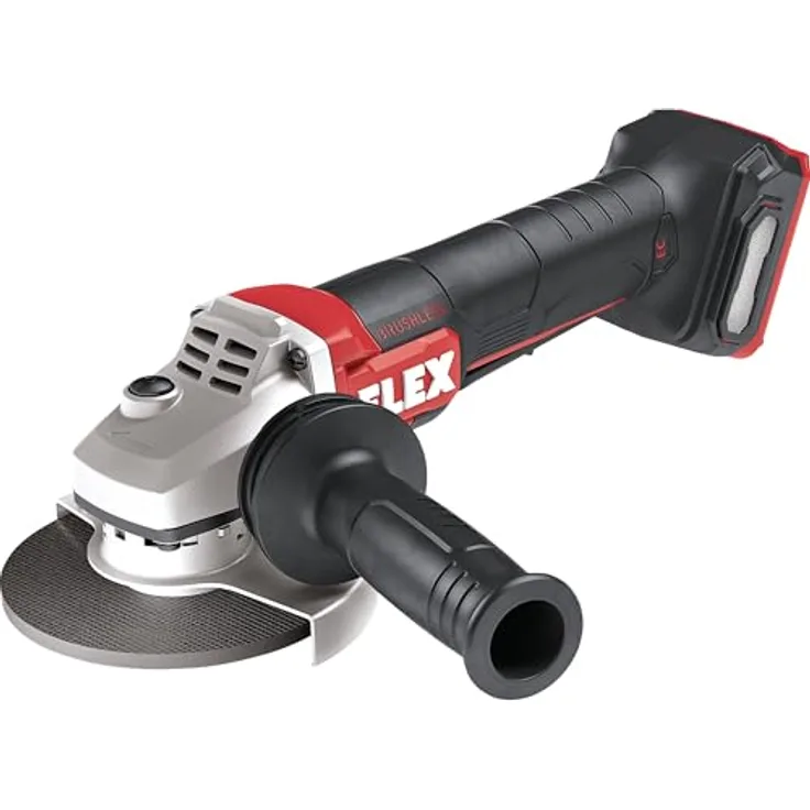 FLEX Akku-Winkelschleifer LBP 125-15 18-EC C, 18 V, mit Paddelschalter und Totmannfunktion, bürstenloser Motor, EMS-System, ergonomisches Design