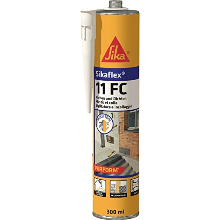 Sika Sikaflex-11 FC Purform, lösemittelfrei und emissionsarm, 300 ml, weiß