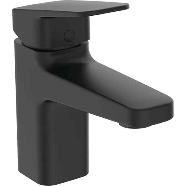 Ideal Standard BD209XG Ceraplan Waschtischarmatur H75, ohne Ablaufgarnitur, Ausladung 10,3 cm, Schwarz (Silk Black)