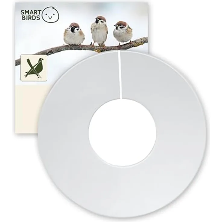 Swissinno Großvogel-Abwehrring für Vogelfutterhaus, Ø 17 cm, schützend und tierfreundlich gegen große Vögel