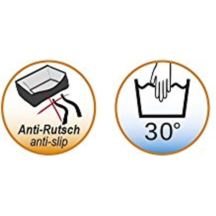 Nobby Komfortkissen eckig "ARUSHA" braun meliert L x B x H: 92 x 65 x 6 cm – Bild 2