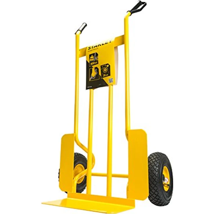 STANLEY Sackkarre aus Stahl, Tragkraft 300kg, SXWTC-HT526, Transportkarre, Abmessungen Ladefläche 40x19,5cm, Knöchelschutz – Bild 4