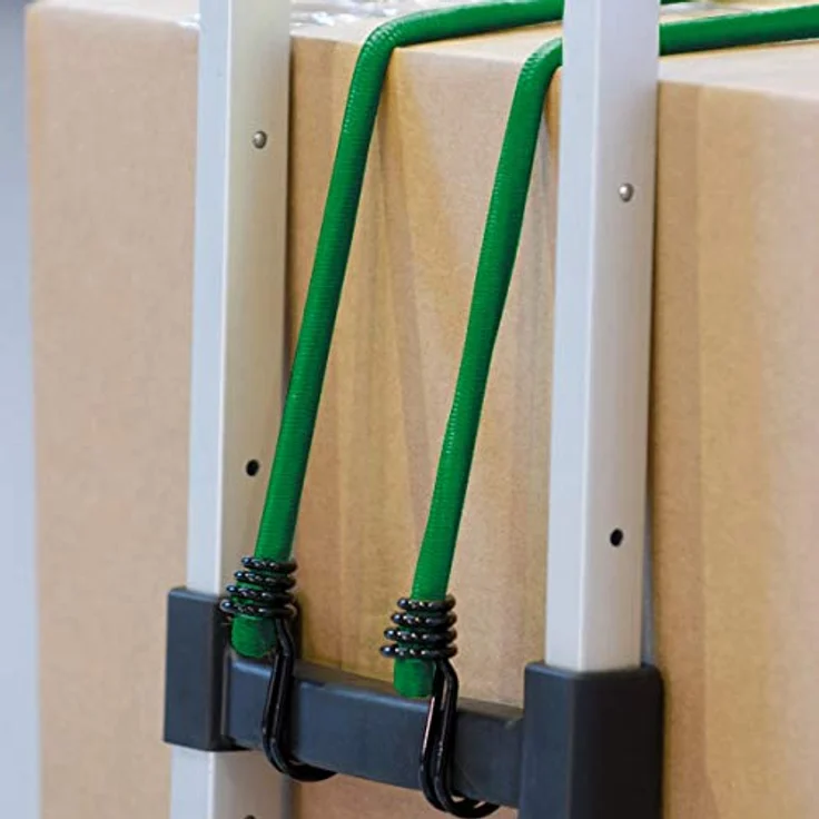 Master Lock 3040EURDAT Gummi-Spannseile mit Haken [Set mit 6 Spannseilen] [2 x 60 cm + 2 x 80 cm + 2 x 100 cm] [Doppelter Invershaken] - Ideal zum Transportieren, Verpacken und Sichern von Lasten – Bild 3