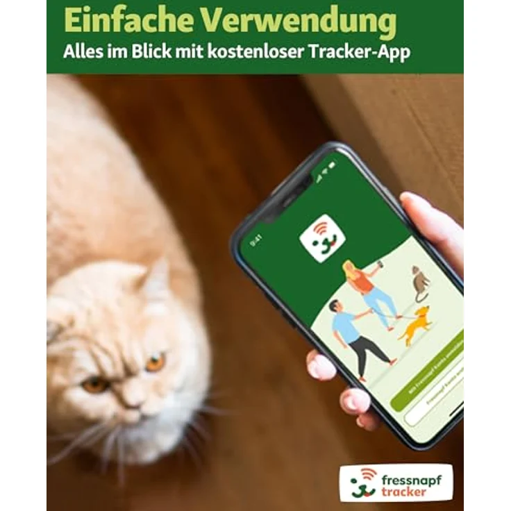 Fressnapf GPS Tracker für Katzen - 2. Generation - Ohne ABO - Ortung ohne Entfernungsbegrenzung - Aktivitätserkennung & Gesundheitsfunktion - Katzenfreundliches Design – Bild 4