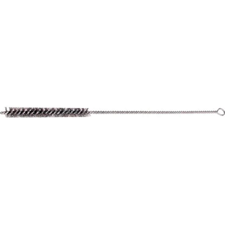 Lessmann Zylinderbürste mit Öse, Ø 5 mm, 300 mm Gesamtlänge, Stahldraht-Besatz zur Reinigung von Rohren und Bohrungen, Industriequalität