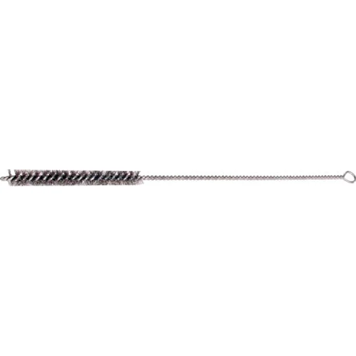 Lessmann Zylinderbürste mit Öse, Ø 5 mm, 300 mm Gesamtlänge, Stahldraht-Besatz zur Reinigung von Rohren und Bohrungen, Industriequalität
