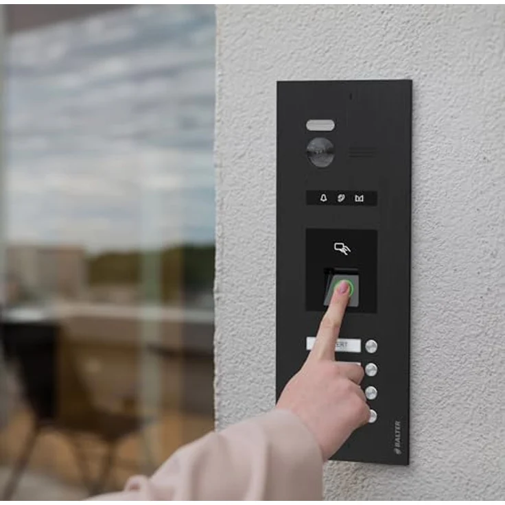 Balter EVO-HD Video Türsprechanlage, 7 Zoll Monitor, Full HD Kamera, Fingerprint, RFID, 175° Weitwinkel, Smartphone App, Komplettset für 1 Familienhaus – Bild 5
