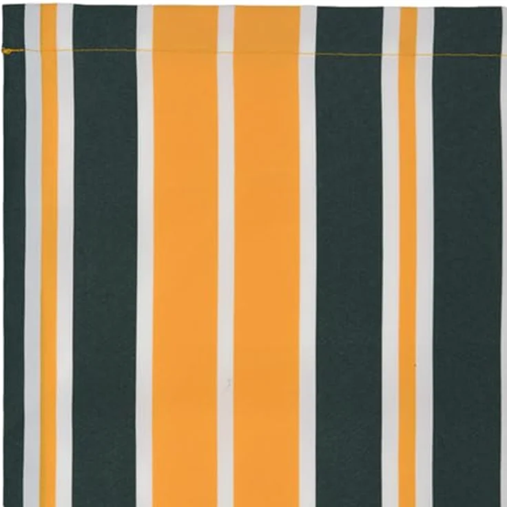 vidaXL Markisenstoff Grün und Gelb, UV-beständig und wasserabweisend, 10x1.6 m – Bild 5