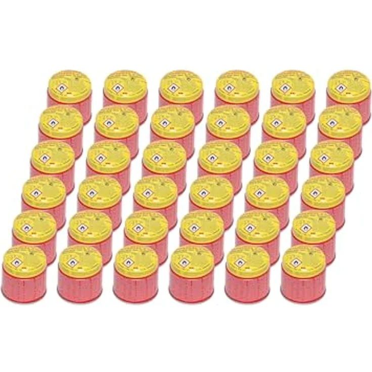 ROTHENBERGER Industrial C200 Supergas-Brenngas-Kartusche, hochreines Butan-Gasgemisch, 330 ml, 36 Stück, mit ILL-Sicherheitssystem, 1 Karton – Bild 1