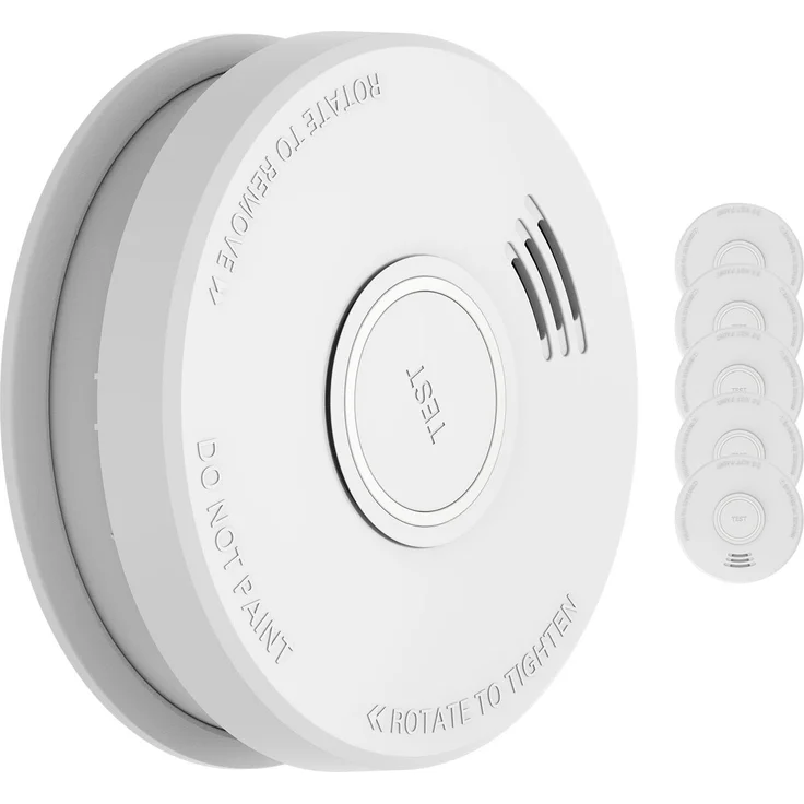 Rauchmelder DOF19 Kunststoff Warnsignal: 85 dB 9V batteriebetrieben Weiß – Bild 1