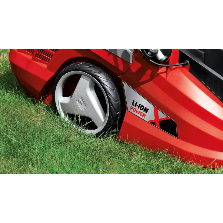 Einhell Akku-Rasenmäher GE-CM 36 Li Kit - Li-Ion, (2x3,0 Ah), bis 300 m², 36 cm Schnittbreite, 6-stufige zentrale Schnitthöhenverstellung, inkl. 2x 3,0 Ah Akkus + 2x Ladegeräte – Bild 8