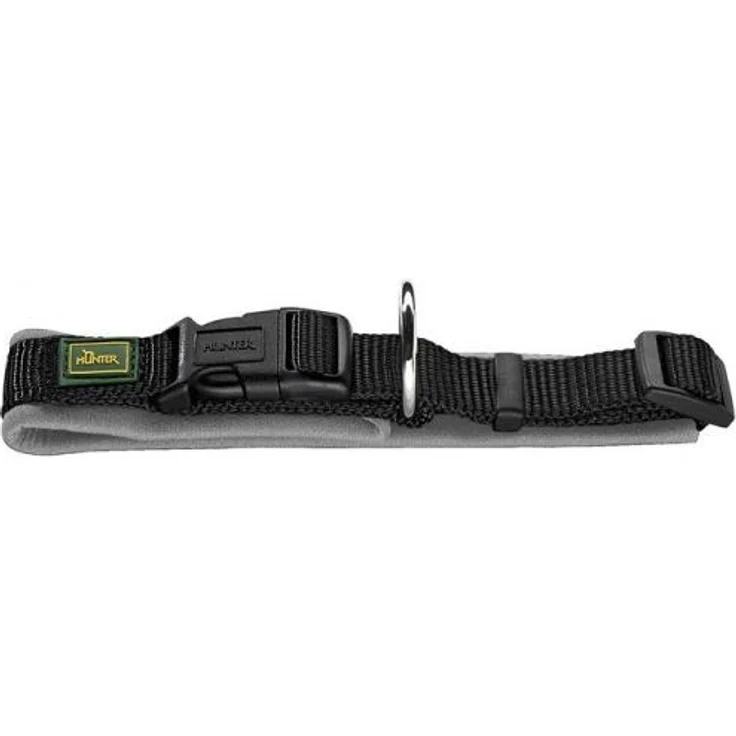 Hunter Hunde-Halsung Neopren Vario Plus schwarz-grau XS-S – Bild 1