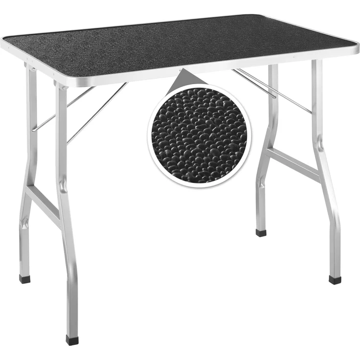 tectake Trimmtisch mit Galgen - schwarz/grau – Bild 3