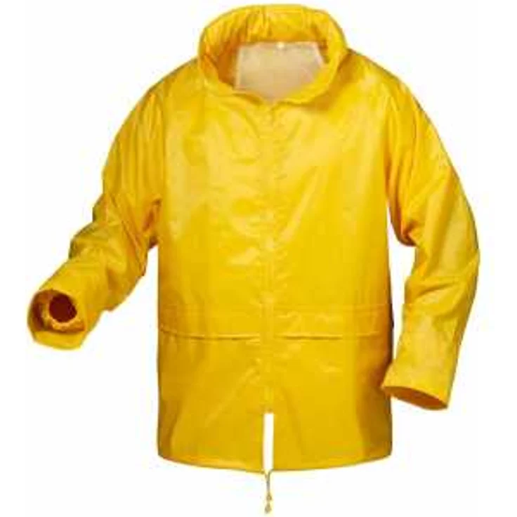 Regenjacke Nylon-Vinyl, Gr. S, gelb – Bild 1