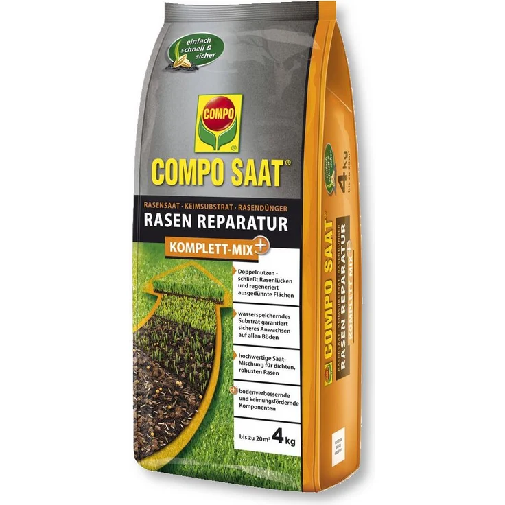 COMPO SAAT® Rasen Reparatur Komplett-Mix Plus, 4 kg – Bild 1