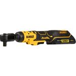 DeWALT Akku-Ratsche DCF512D1G-QW XR 18V 2Ah, 1/2 Zoll, bürstenlos, Ratschenschlüssel, Knarrenschlüssel, inkl. 1x G-Akku