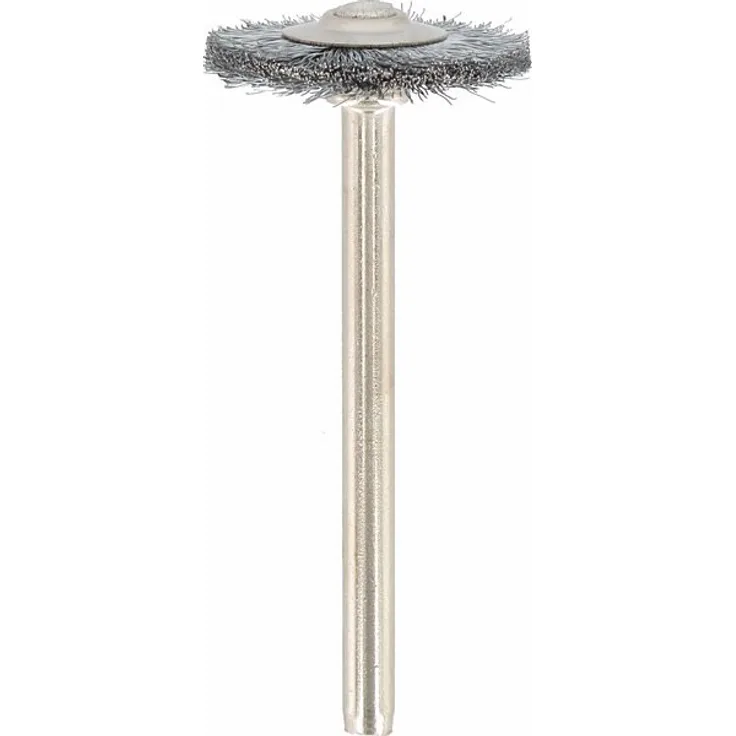 Dremel 428 Stahl-Drahtbürste (Zubehörsatz für Multifunktionswerkzeug mit 2 Stahl-Drahtbürsten 19mm zum Polieren, Glätten, Entfernen von Rost, Metall, Verbindungsstellen und Elektrischen Komponenten)