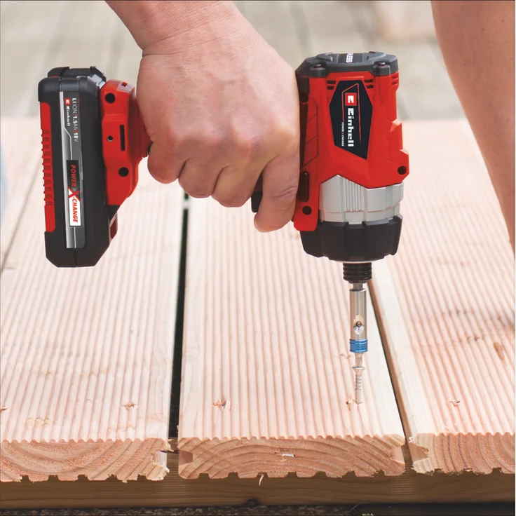 Einhell Akku-Schlagschrauber TE-CI 18-1 Li-Solo Power X-Change PXC (Li-Ion, 18V, 0-2300 min-1, max. Drehmoment hart 140 Nm, Drehzahlregelelektronik, ohne Akku und Ladegerät) – Bild 2