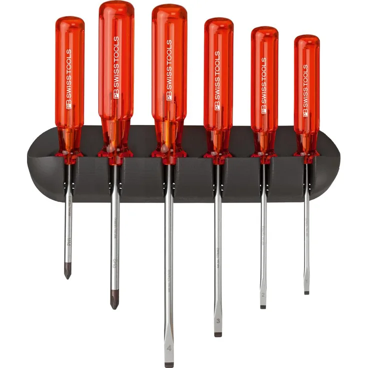 Schraubendreher-Satz 6-teilig Schlitz PH im Wandhalter Classic PB Swiss Tools