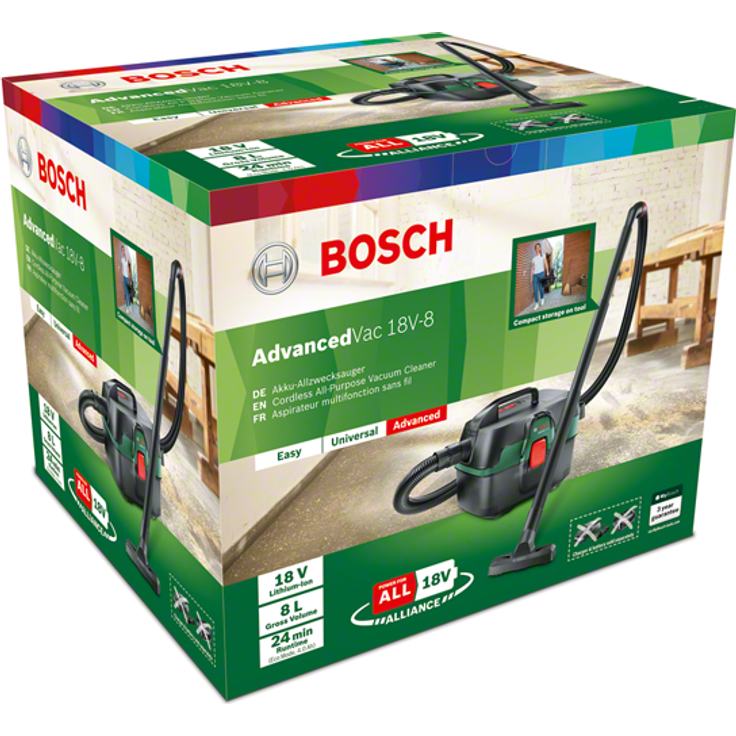Bosch DIY Fontus 18V 06008B6102 Power for All 18V Akku-Kaltwasserhochdruckreiniger ohne Akku ohne Ladegerät – Bild 8