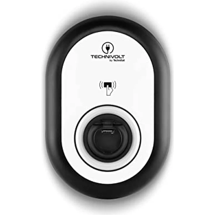 TECHNIVOLT 101 (Wallbox, Ladestation für Zuhause, für Elektroautos oder Plug-in-Hybride, 11 kW, Ladekabel montiert) schwarz – Bild 2