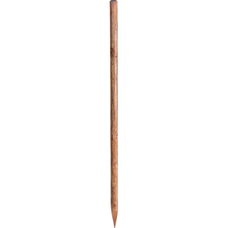 10 Stk. HOLZPFAHL 5cm Ø x 150cm Baumpfahl, Pfahl, Zaunpfahl, Zaun – Bild 2