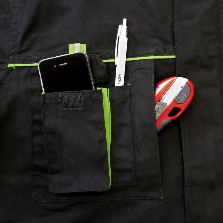 Arbeitsjacke Jacke schwarz-grün Größe S – Bild 2