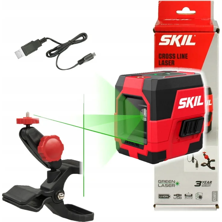 SKIL 1912 AA Kreuzlinienlaser (grün) 20m