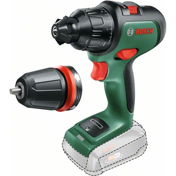 Bosch Advanced Impact 18 06039B510C Power for All 18V Akku-Schlagbohrschrauber 2,5 Ah ohne Akku ohne Ladegerät im Karton
