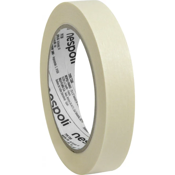 Flachkreppband 19 mm x 50 m hitzebeständig bis 80° 19 mm x 50 m