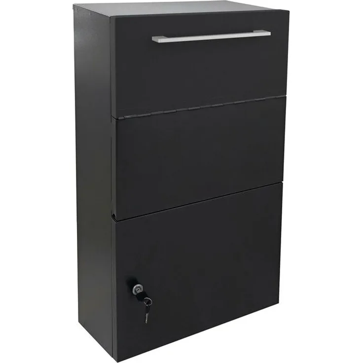 Haussmann Paketbox Postbox Briefkasten BOX 400 Protect, 44x22x82 cm