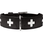 Hunter Hunde-Halsband Swiss schwarz S-M