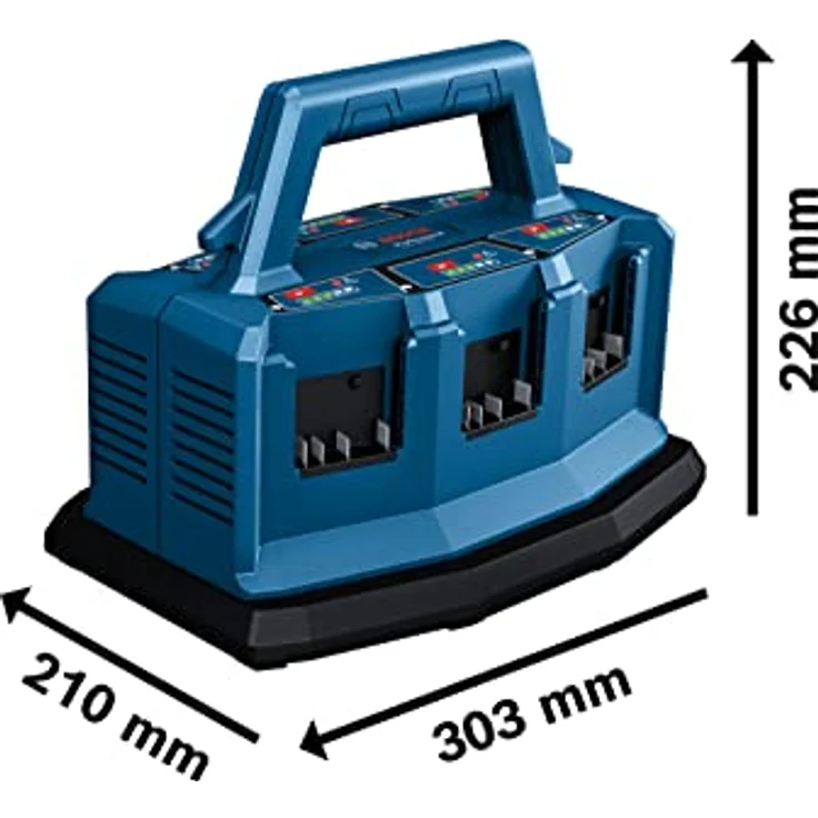 Bosch Professional GAL 18V6-80 14,4-18V Li-Ion 6-fach Ladegerät Lieferung ohne Akkus – Bild 5