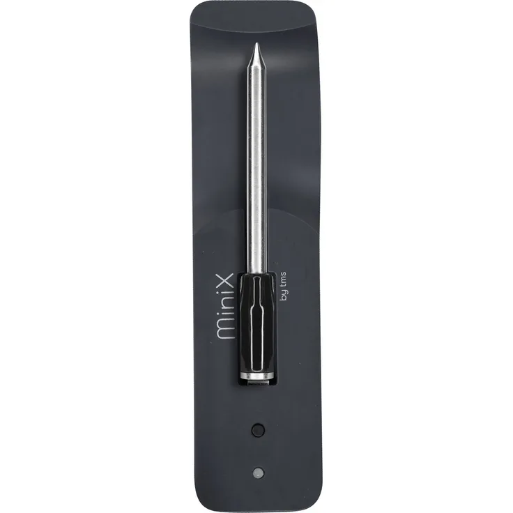 Mini X by TMS Set 6 PS881EX, kabelloses Bluetooth Thermometer, bis zu 80 m Reichweite, Innensensor bis 85°C, App-Steuerung, spülmaschinenfest aus dem Hause The MeatStick