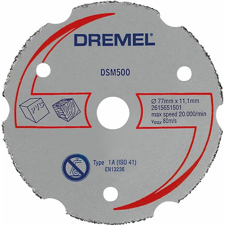 DREMEL DSM20 Mehrzweck-Karbidtrennscheibe (DSM500) - 2615S500JB