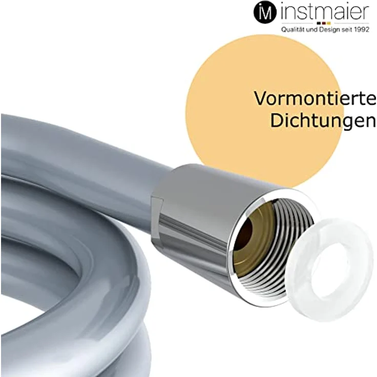 INSTMAIER Brauseschlauch BS4, 200 cm, Silverflex – Bild 6