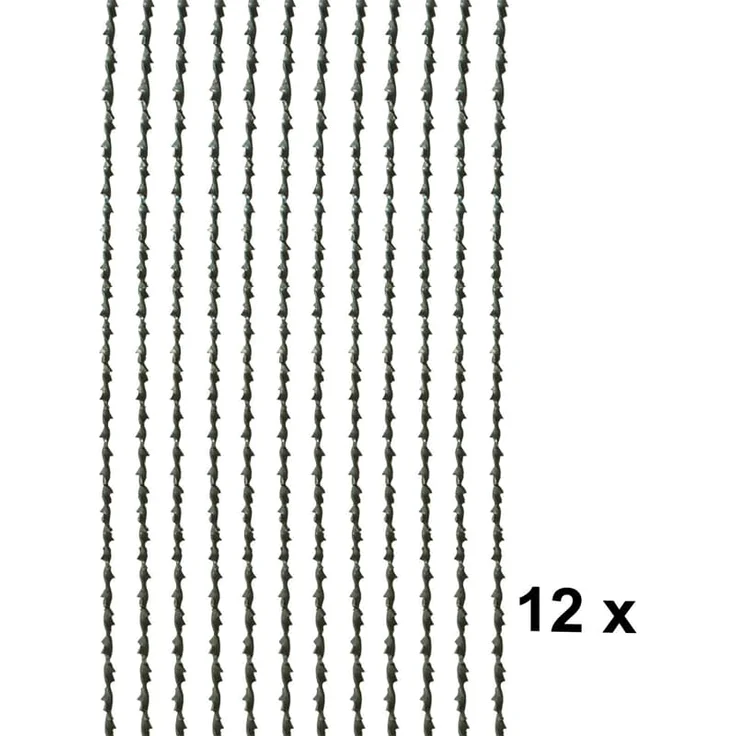 Scheppach Rundsägeblätter Set für Dekupiersäge Modellbausäge | 12 Stück | für Holz | 38 Zähne pro Zoll | 130 x 1,03 x 0,38 mm | Dekupiersägen Zubehör – Bild 1