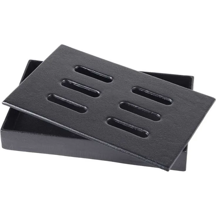 SANTOS Gusseiserne Räucherbox, 20,5 x 13 x 3,5 cm