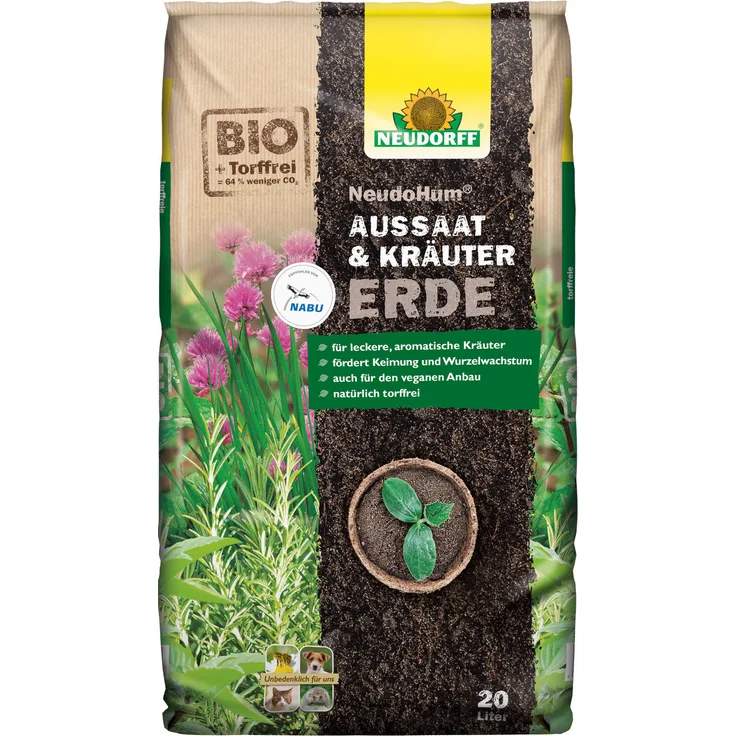 Neudorff NeudoHum Aussaat- & Kräutererde - 20 Liter