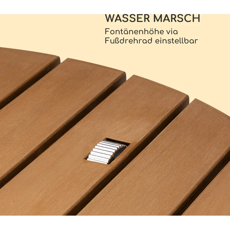 Cool Breeze Gartendusche WPC Aluminium Holzoptik Tragegriff Schwarz - Preisvergleich – Bild 5