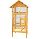 Vogelkäfig Vogelvoliere Voliere Vogelhaus Holz Vogel Zimmer Käfig Papageienkäfig
