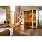 WEKA Infrarotkabine OSBY 1, weiss lackiert, 2490 W, weiß