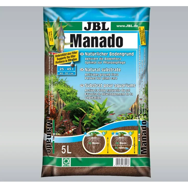 JBL Manado Naturbodengrund für Süßwasser Aquarien